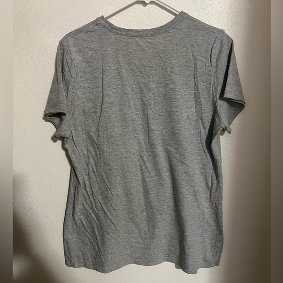 THE NORTH FACE Classic Casual Logo Standard Fit T Shirt Grey Women's Size XL GUC - Picture 4 of 4